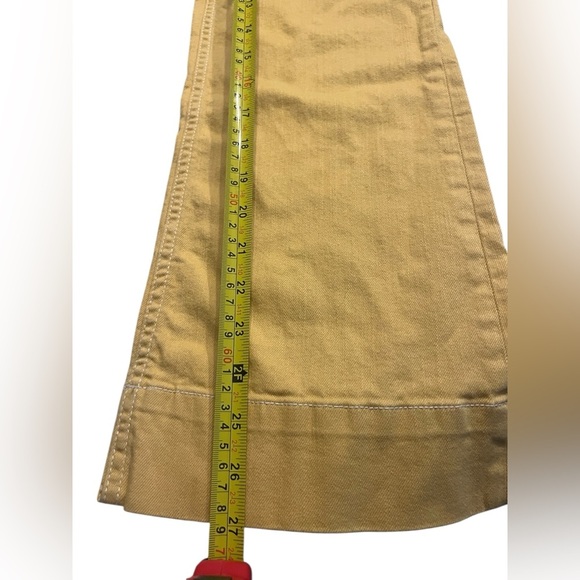 Ulla Johnson The Lou Hi Rise Flared Jeans Button Fly Rear Waist adjuster Sz 4 - Picture 12 of 14